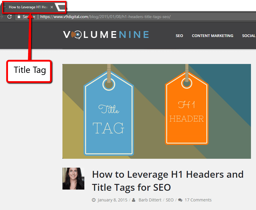 How to Leverage H1 Headers and Title Tags for SEO Volume Nine
