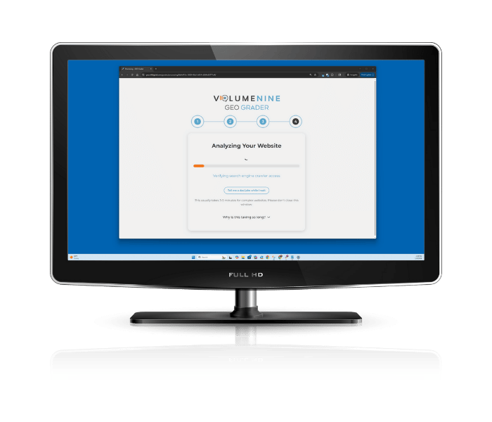 GEO Grader Step 3 Wait