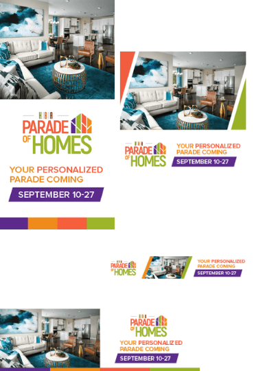 Denver Parade of Home Example Display Banners