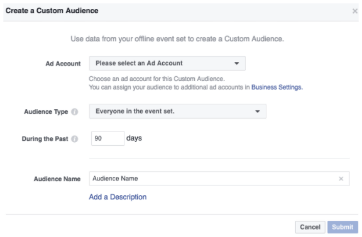 facebook custom audiences offline activity
