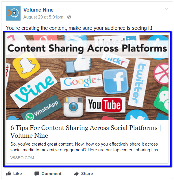 facebook sharing image example