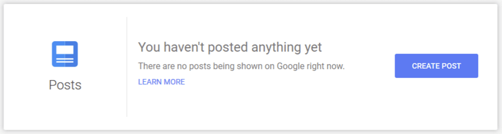 google posts create post