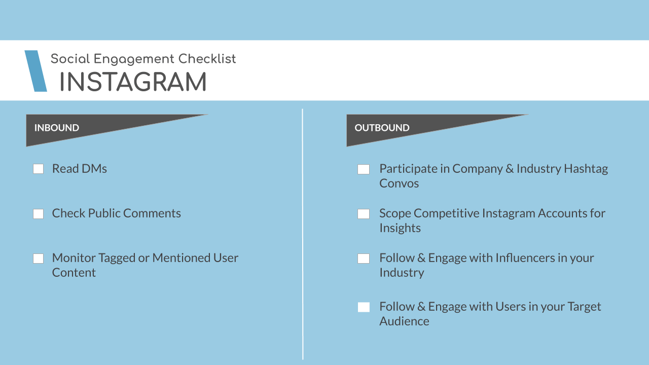  Infographic - Instagram Engagement Checklist