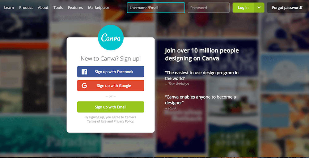 call to action examples canva