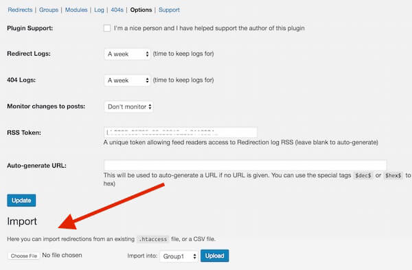 wp-redirection-oprtions-import